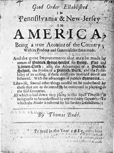 Thomas Budd book